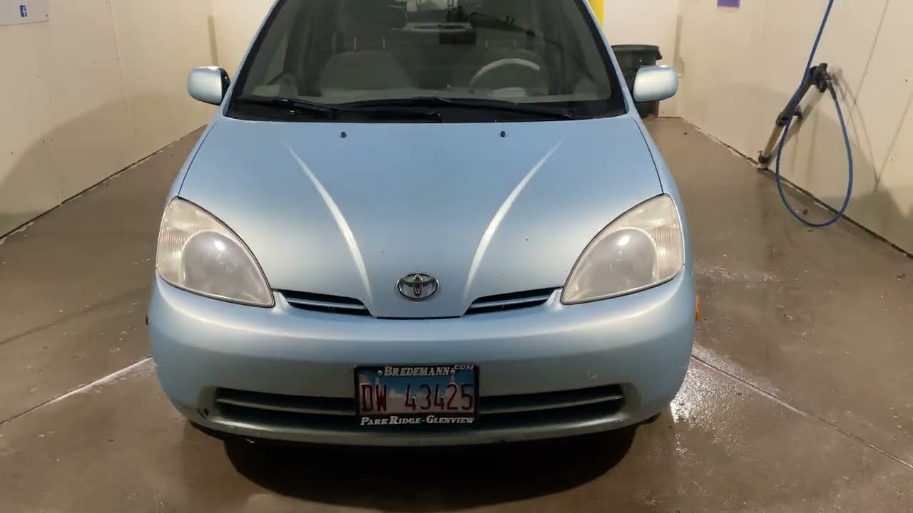 2003 Toyota Prius update with start up and walk around after car wash