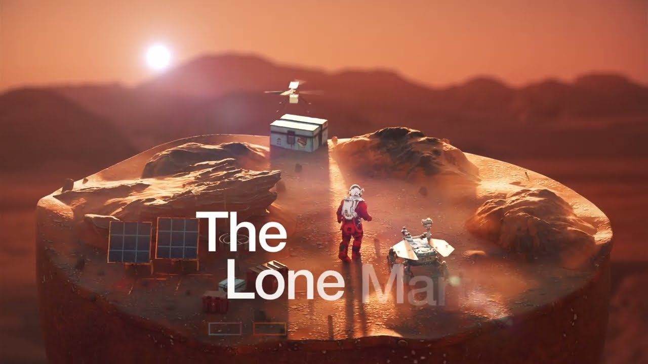 I Love Space, so I Created a Martian Environment in Blender