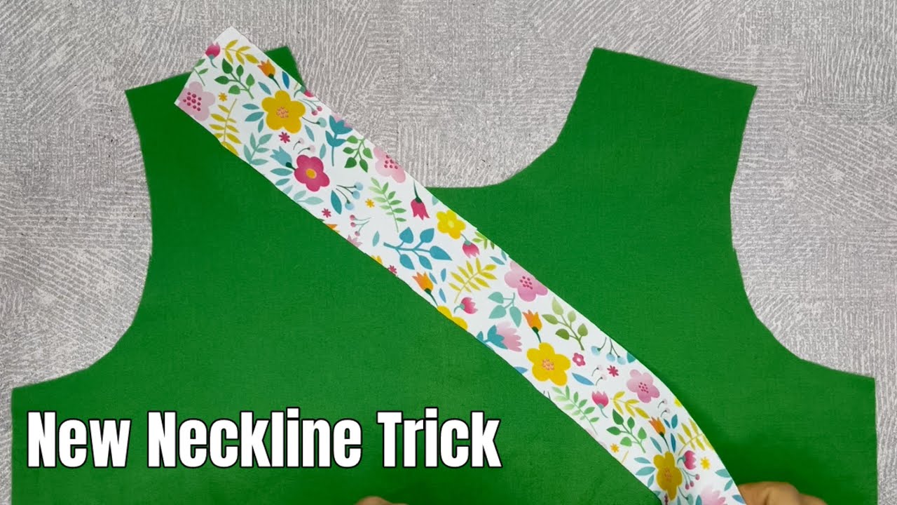 New Neckline Sewing Technique Most People Don’t Know💥