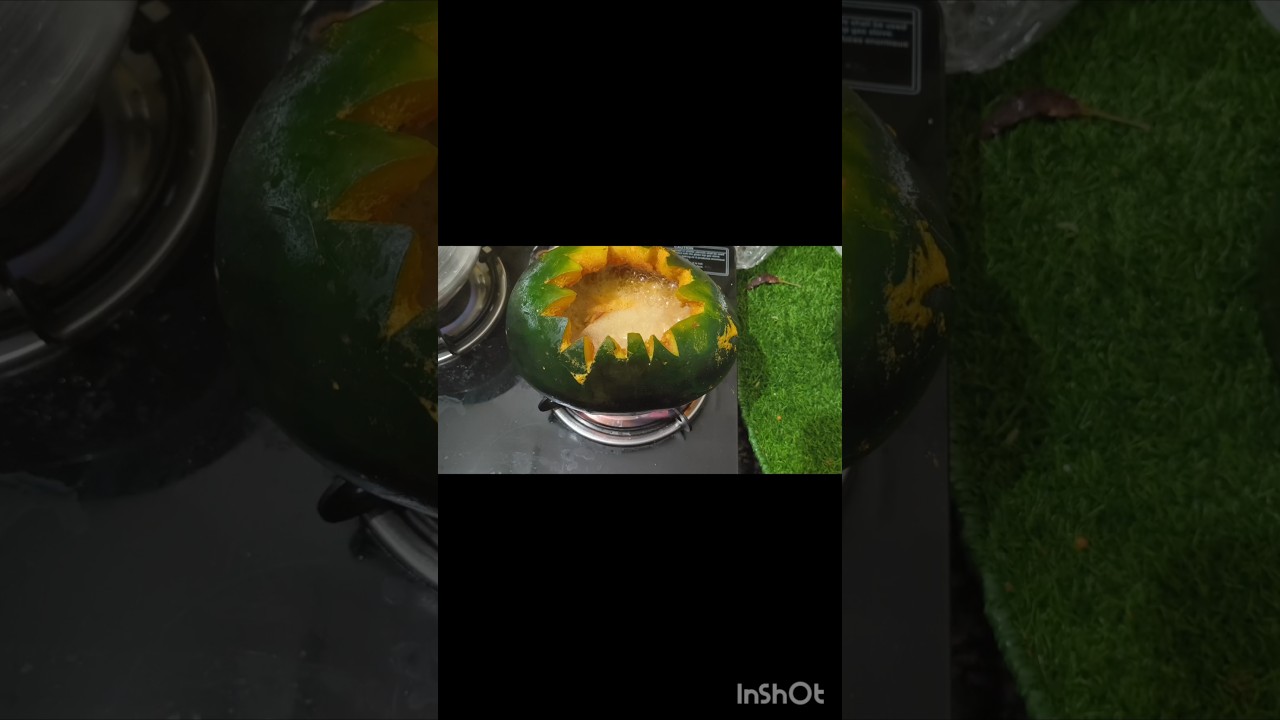 watermelon ka khichdi/তরমুজের ভিতরে খিচুড়ি