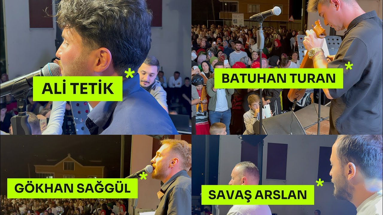 YENİ- Düzköy Gürgendağ şenliği - Ali TETİK & Batuhan TURAN&Gökhan SAĞGÜL & Savaş ARSLAN &Onur DEMİR 