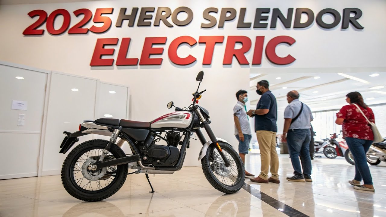 All-New 2025 Hero Splendor Electric: The Future is Here! 🌟 Finally Launched!