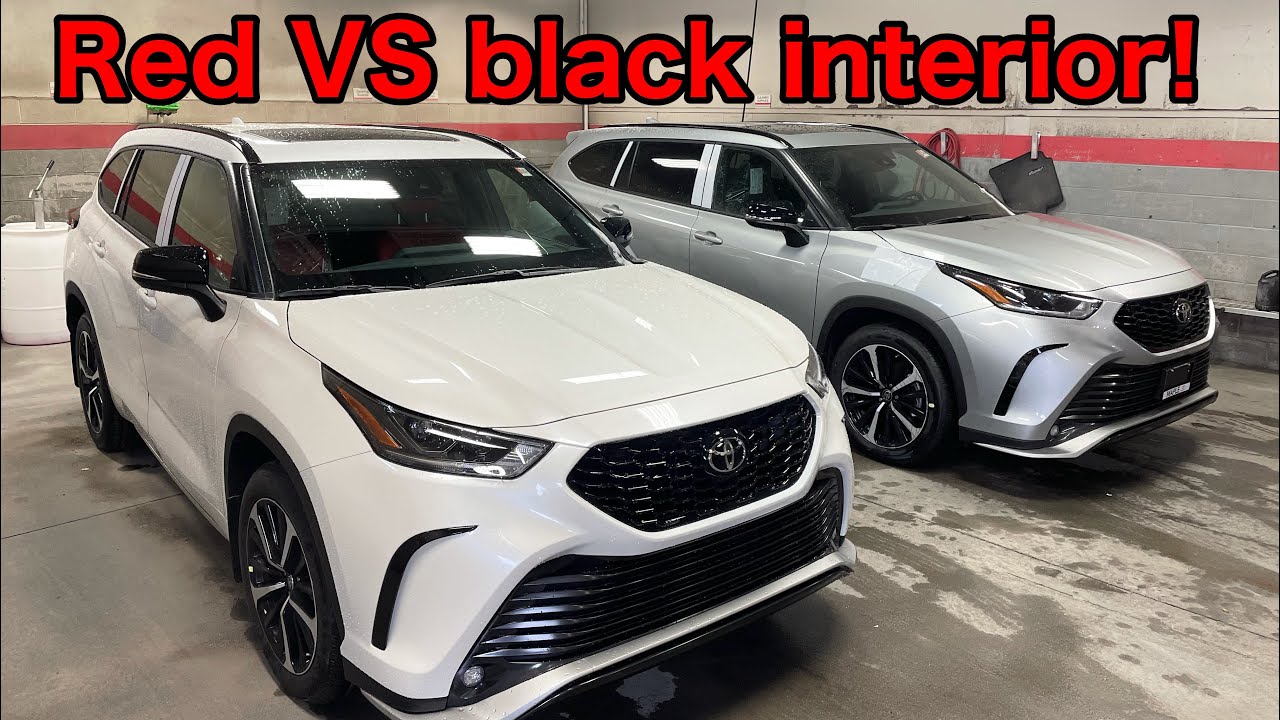 Is the 2021 Highlander XSE better with red interior or black?