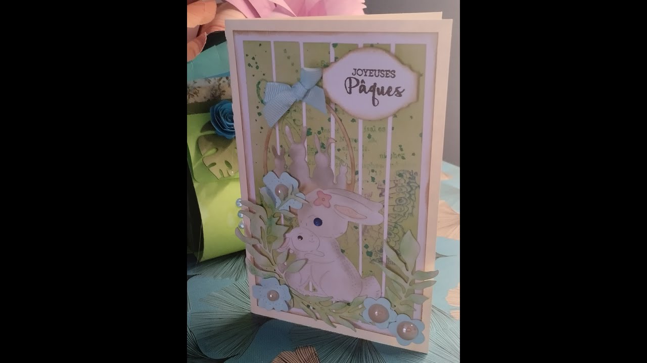 Tuto scrap  - Carte de Pâques😀