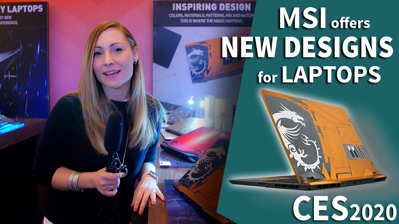 MSI's Fresh New Laptop Designs for 2020