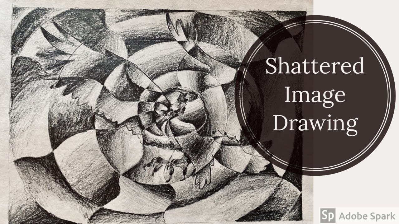 Shattered Image Drawing