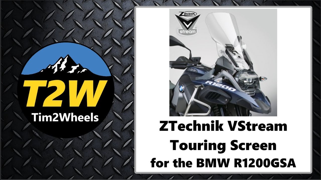 T2W: ZTechnik VStream Touring Windscreen Upgrade on R1200GSA