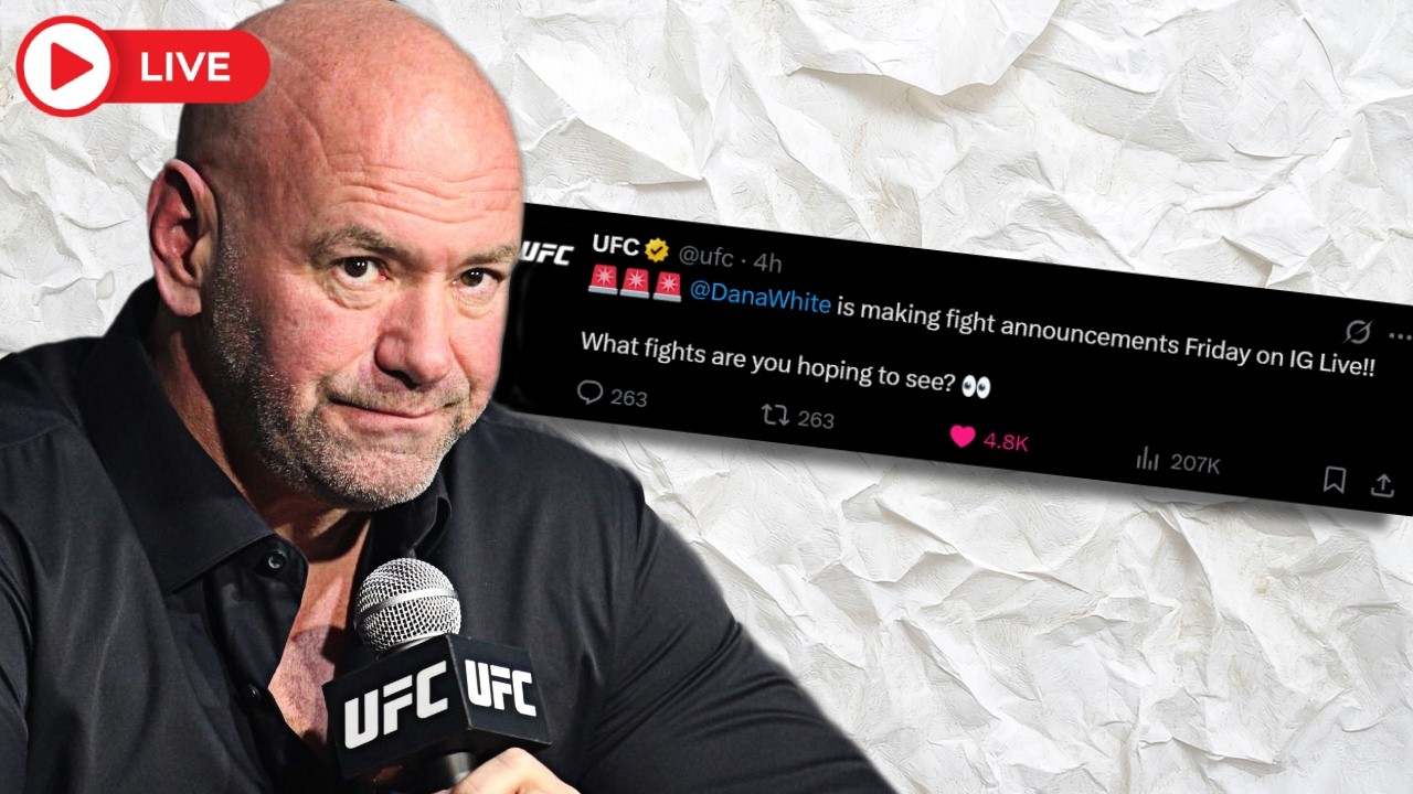 Dana White HUGE ANNOUNCEMENT Live Reaction! White House Card?! Jiri vs Ulberg?! UFC Chill Stream