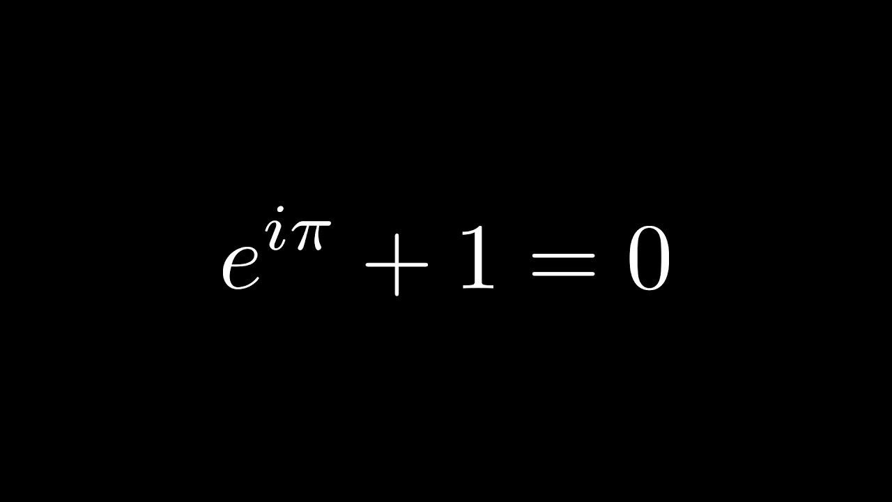 L'histoire bidon de l'identité d'Euler.