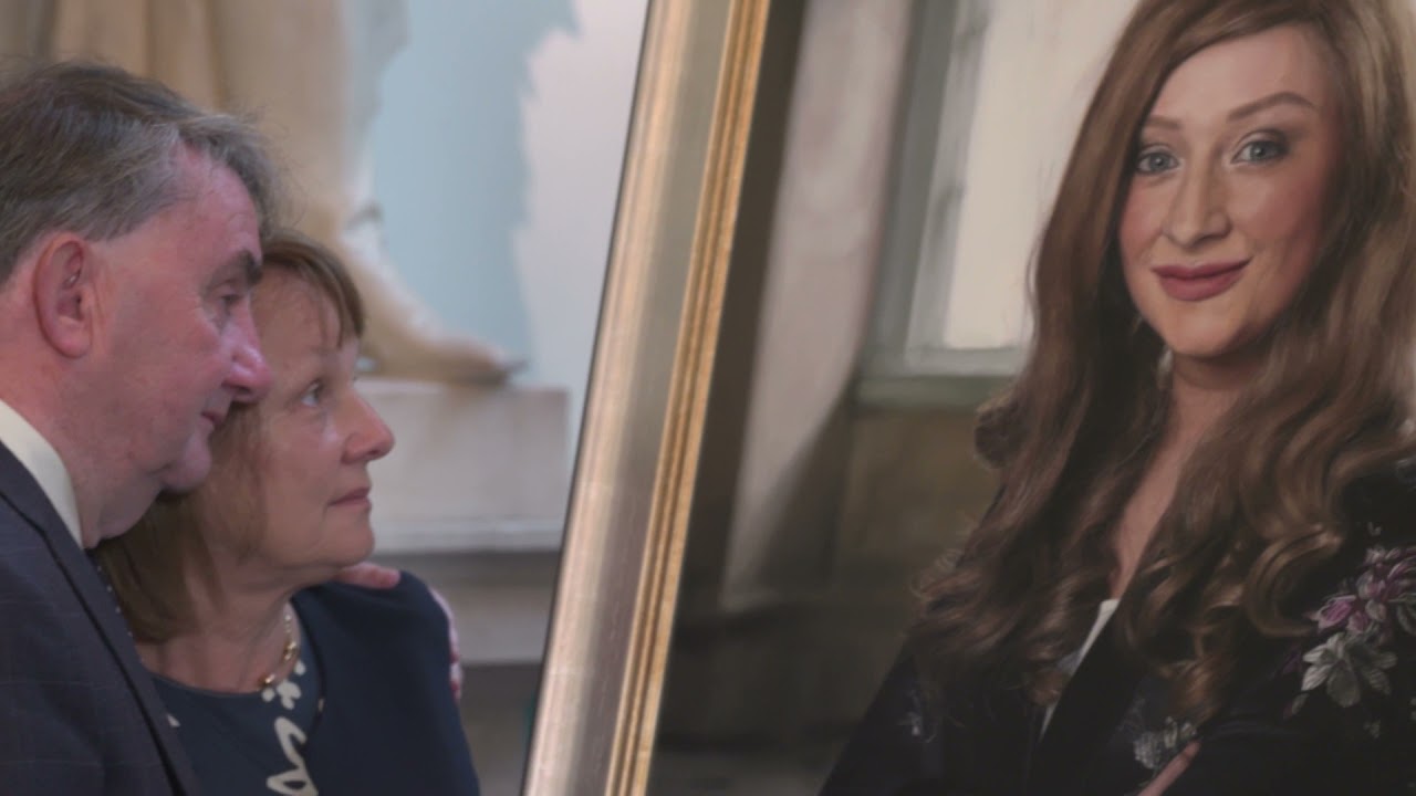 Portrait of Laura Brennan Unveiling Ceremony at St Luke's Symposium 2021
