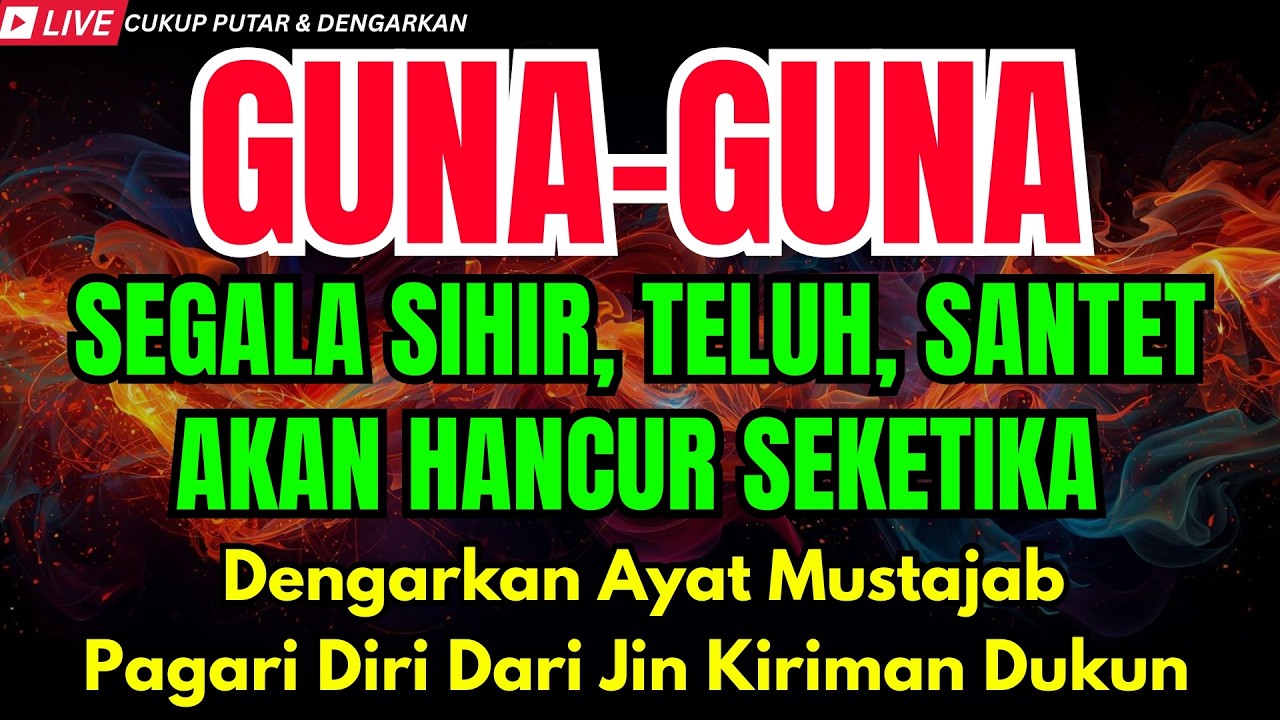 MASYAALLAH! AYAT RUQYAH PENGUSIR JIN, PENAWAR SIHIR PALING DAHSYAT | AMALKAN