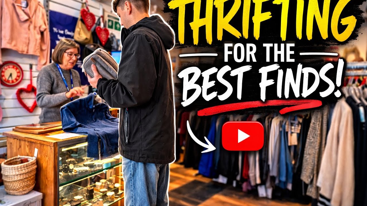 THRIFT WITH US | WALKING INTO TOWN | CHARITY SHOPS | FIL-BRITISH COUPLE 🇵🇭🇬🇧