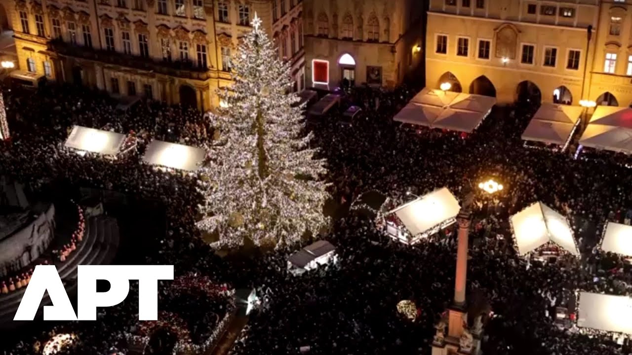 Prague Unveils Its Christmas Market as Thousands Gather Around Iconic 15m Tree | APT