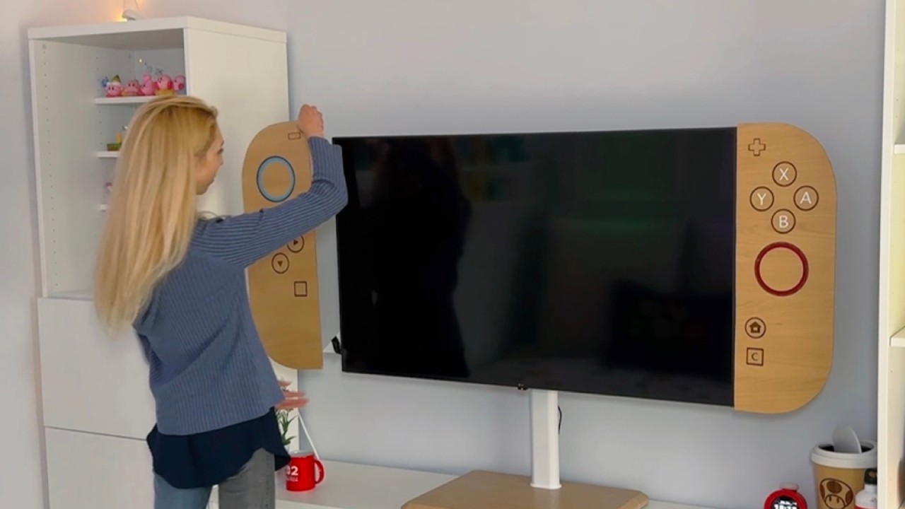 I made a wood TV for Nintendo SWITCH 2 and YOU CAN TOO!