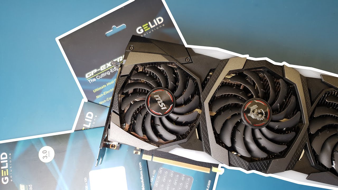 Wymiana pasty i termopadów w karcie graficznej - MSI RTX 2070 SUPER GAMING X TRIO