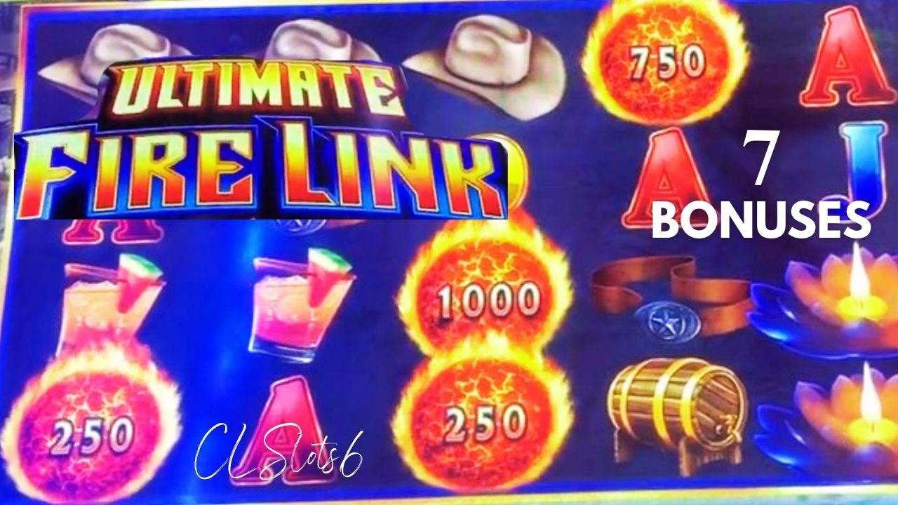 7 БОНУСОВ! Ultimate Fire Link 💥 River Walk + бонусная игра на игровом автомате Bank Buster!