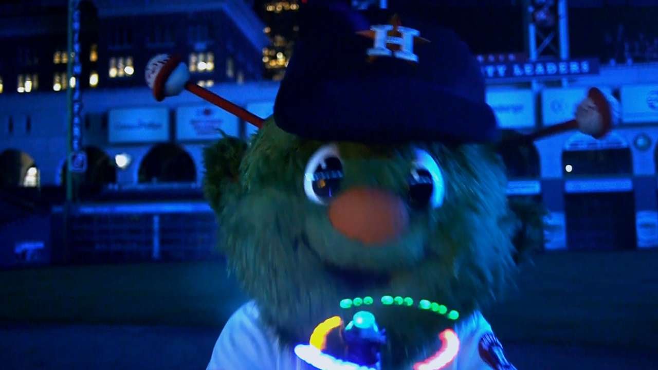 What's landing at Minute Maid Park on Opening Day?