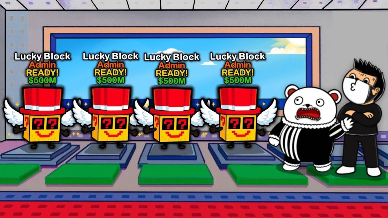 สุ่มเปิด Lucky Block ของแอดมิน (เปิดหมดบ้าน) ⭐ Steal a Brainrot