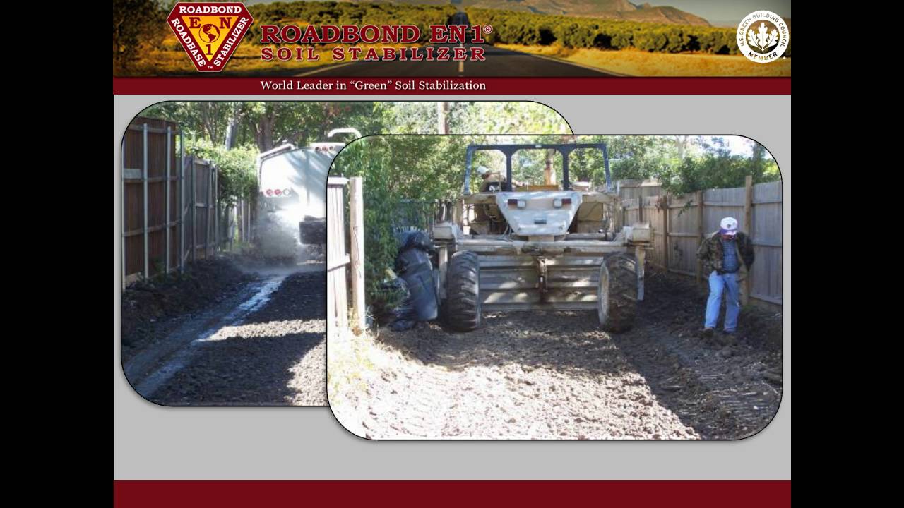 Roadbond EN 1® Stabilize Clay Subgrade Soil