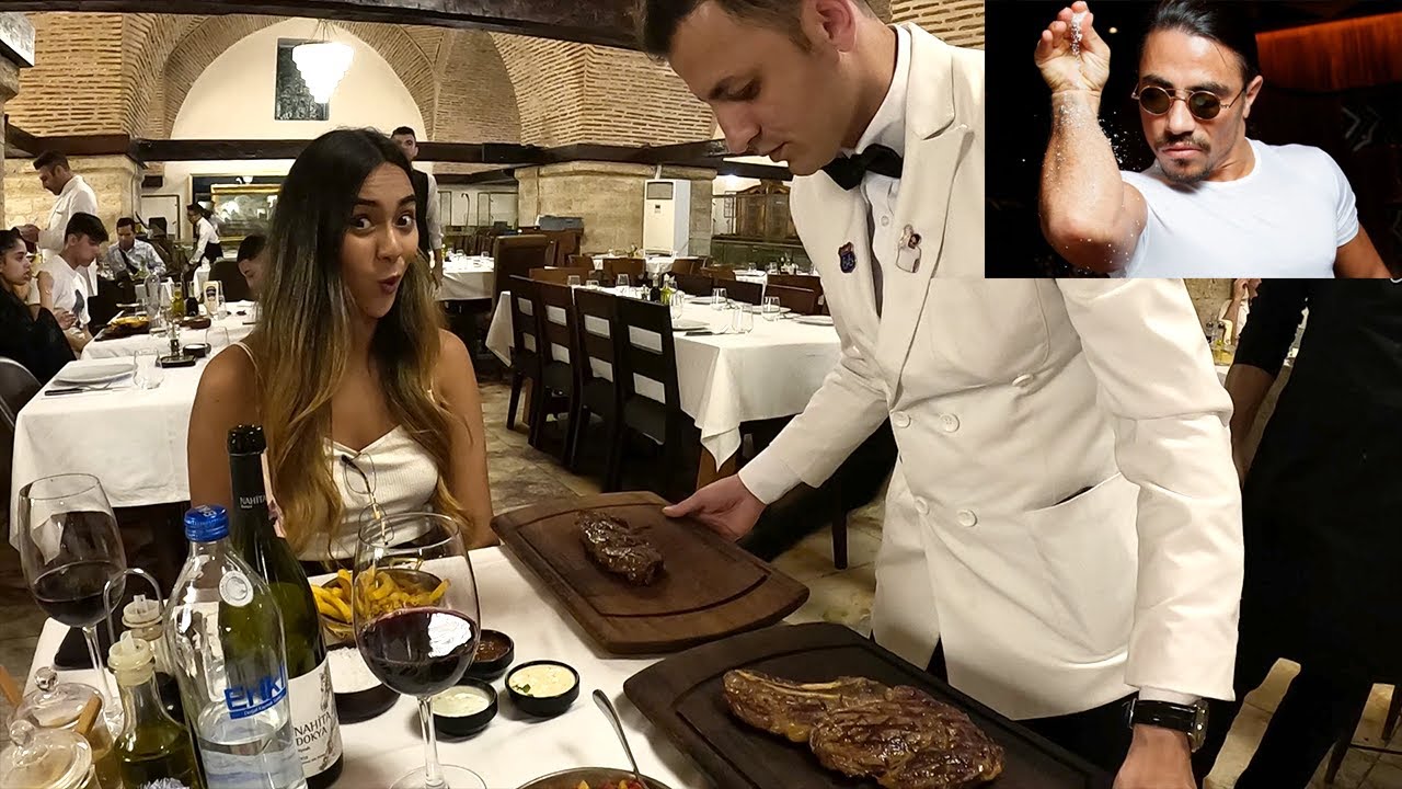 Salt Bae Expensive Restaurant for HALF the Price Hack 🇹🇷
