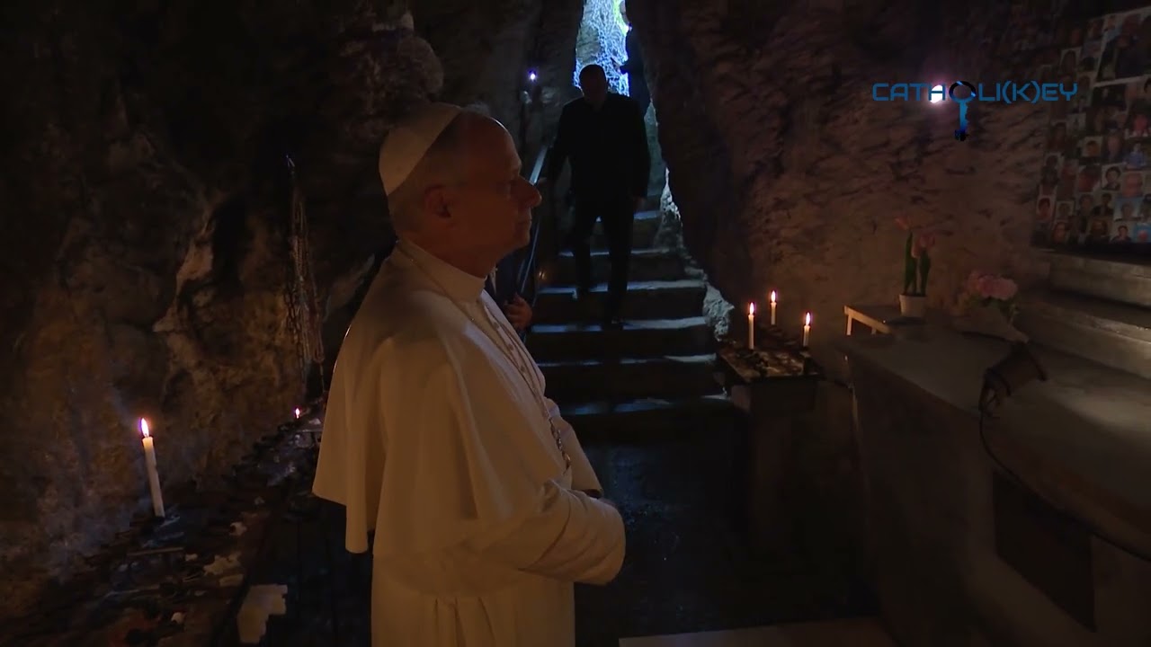 Papa Leone XIV visita il Santuario della Madonna delle Grazie alla Mentorella