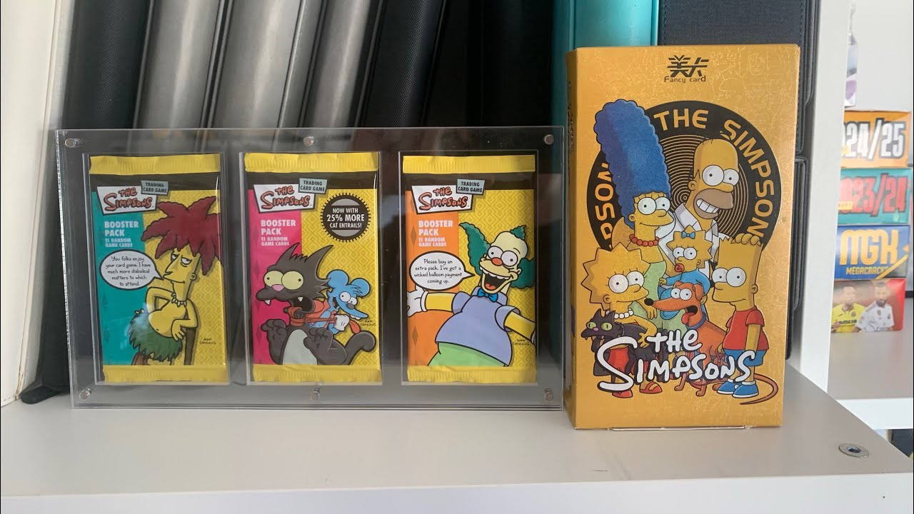 LOS SIMPSON FANCY CARD | VOLVEMOS A ABRIR ESTA COLECCION Y NO NOS DEFRAUDA.... BRUTAL