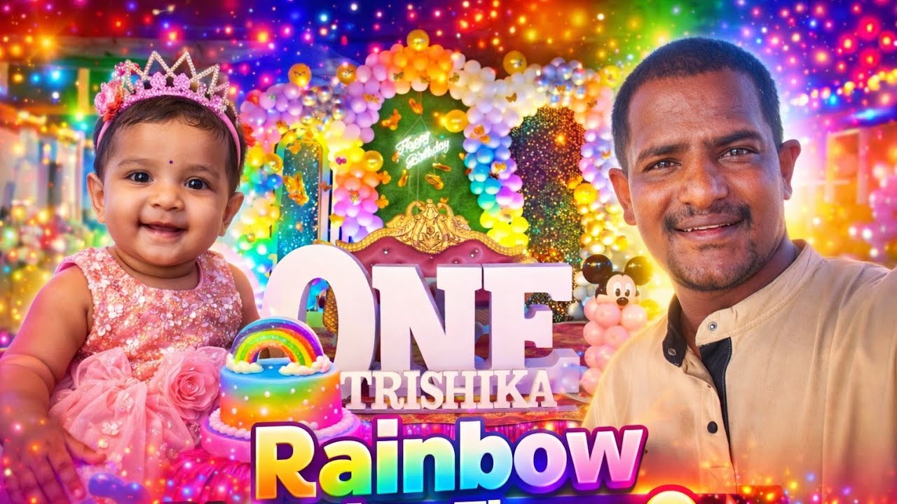 Rainbow Birthday Theme 😍🔥 | Colorful Birthday Decoration