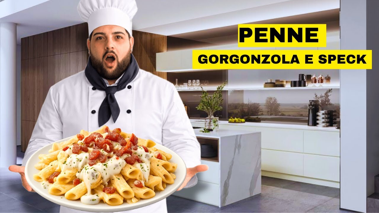 Penne Gorgonzola e Speck 🔥 Cremose e Pronte in 10 Minuti! [ IN CUCINA CON PABLO ]