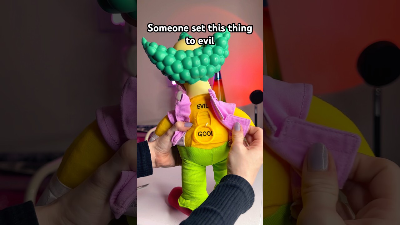 Talking Krusty Doll! Someone set this thing to evil! #unboxing #halloween #toys