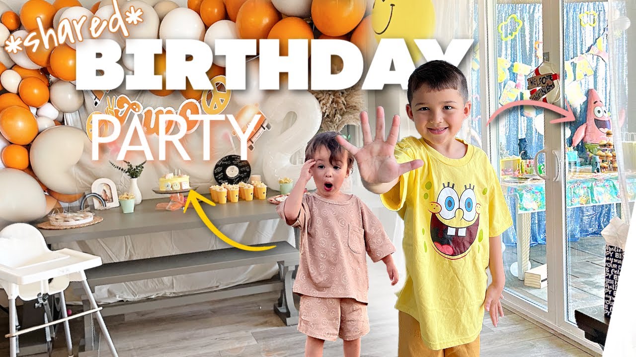 *DREAM* shared BIRTHDAY PARTY for my boys!