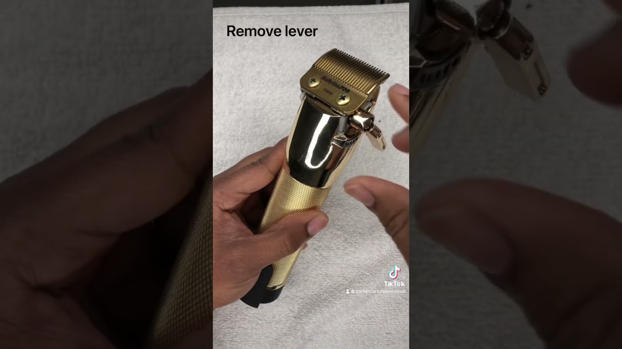 Mastering maintenance: BabylissPro Gold Clipper #shorts #barber #babylisspro #haircut ￼