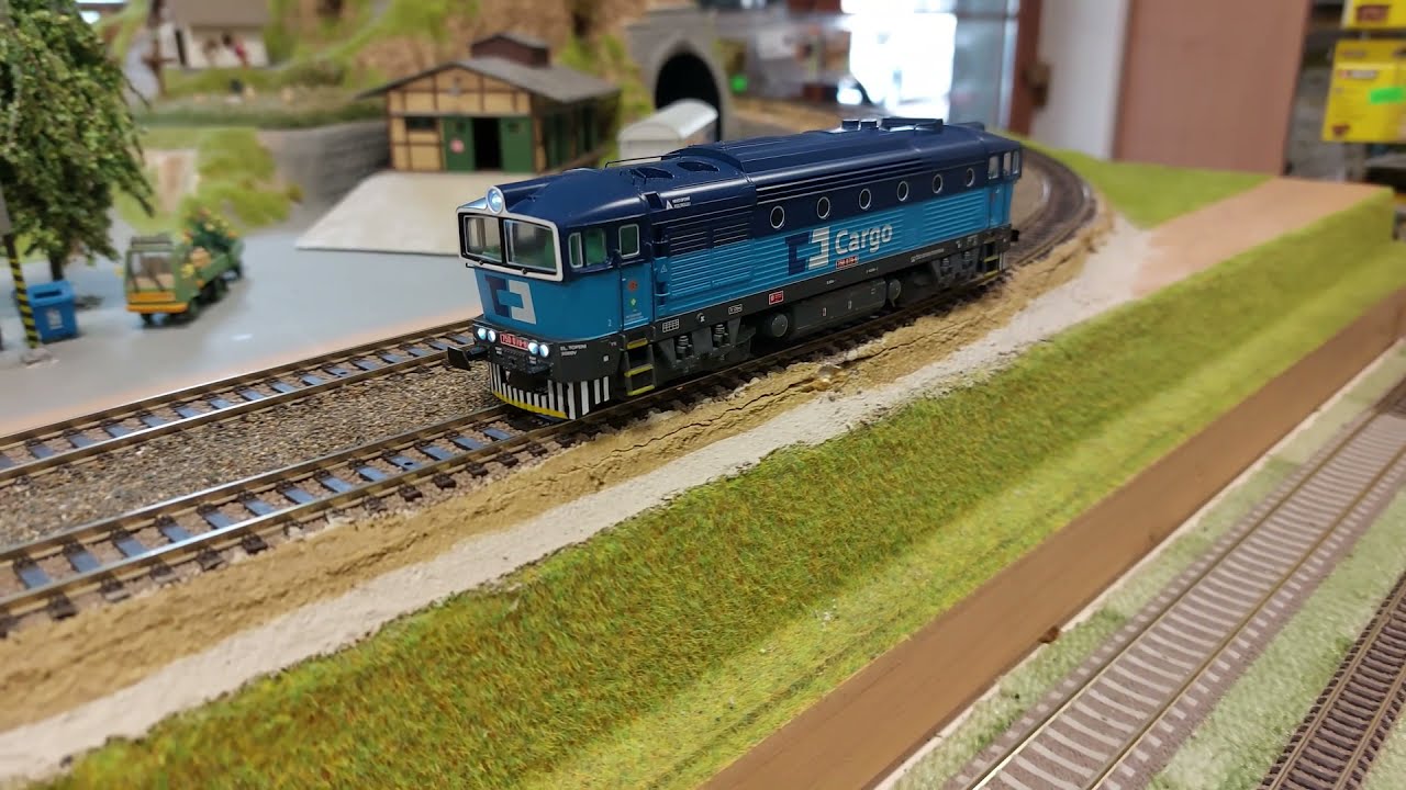 Dieselová lokomotiva ČD Cargo 750 079  ozvučený model HO MTB
