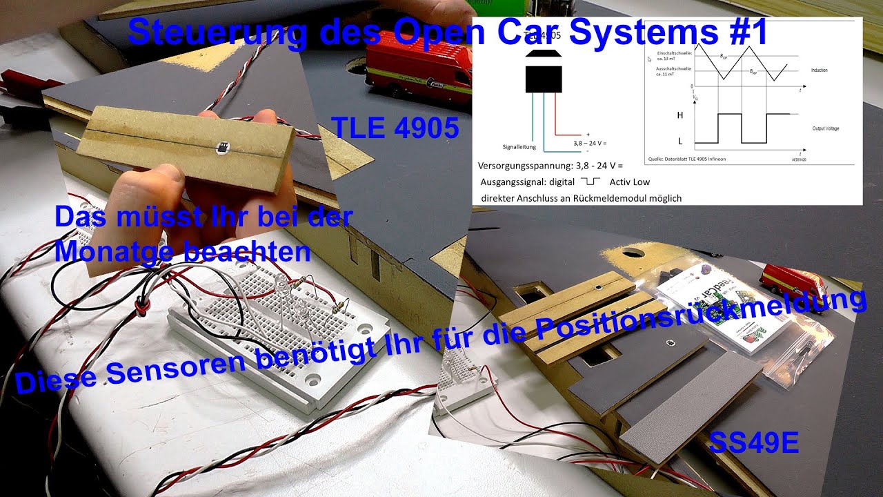 Steuerung des Open Car System #1 – Diese Sensoren benötigt Ihr für die Positionsrückmeldung