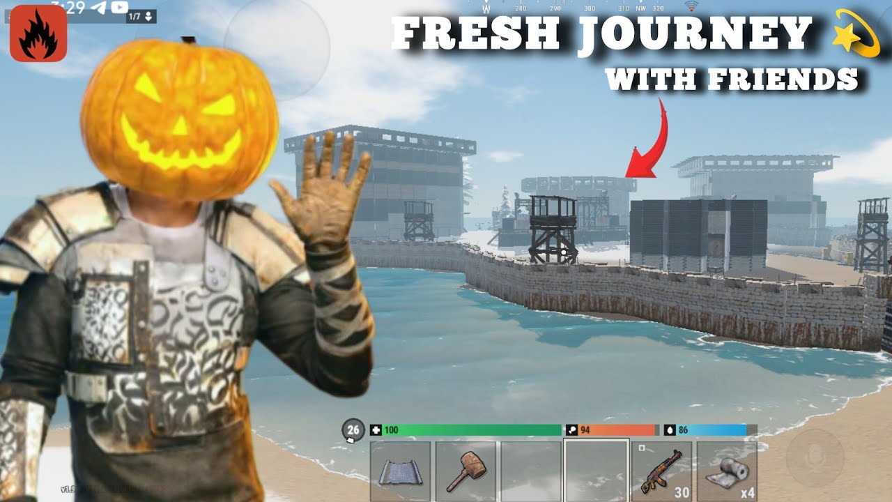 OXIDE - I Start Fresh journey 💫 with my friends || 5x server 🤑 || #oxide #rust #gaming 