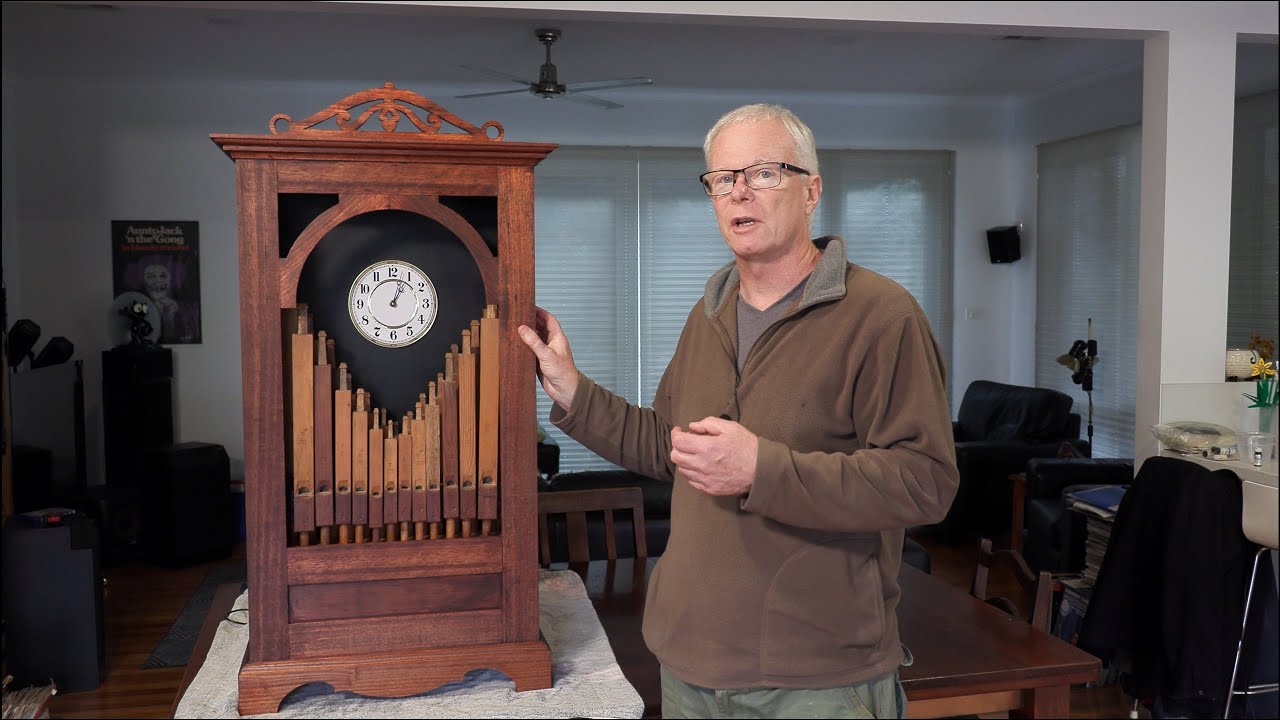 Home Built Pipe Organ Clock