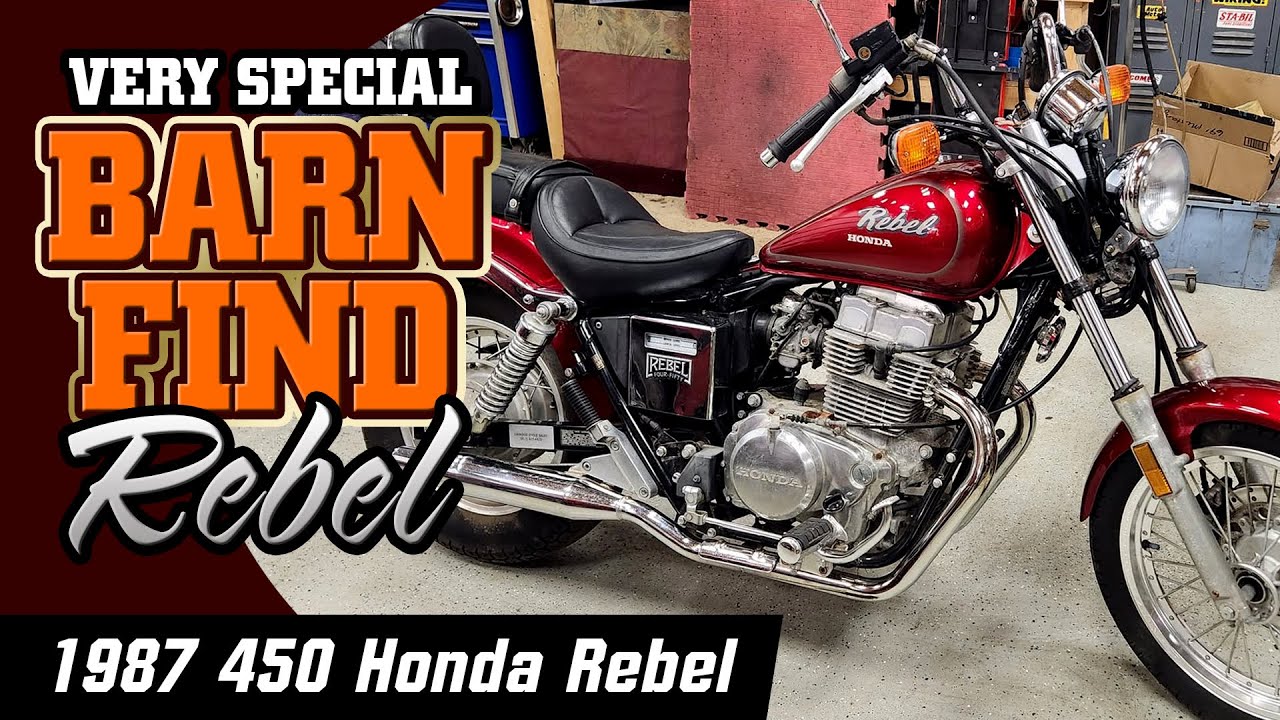 VERY SPECIAL BARN FIND 450 REBEL