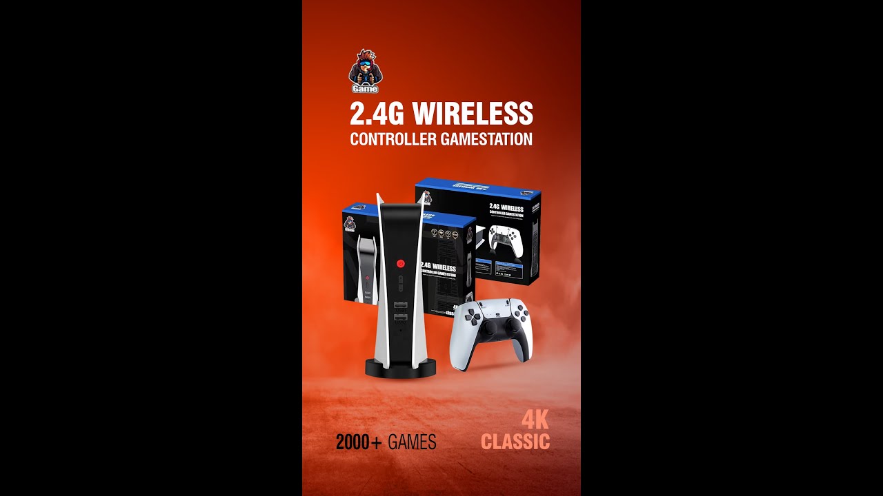 New 2023 Wireless Video Game 4K Retro Gaming Gamepads