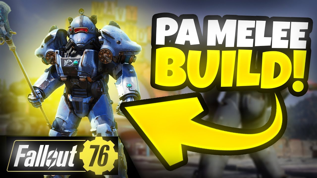 PA Melee Build Full HP - ONE HIT LVL 100 Enemies - Fallout 76