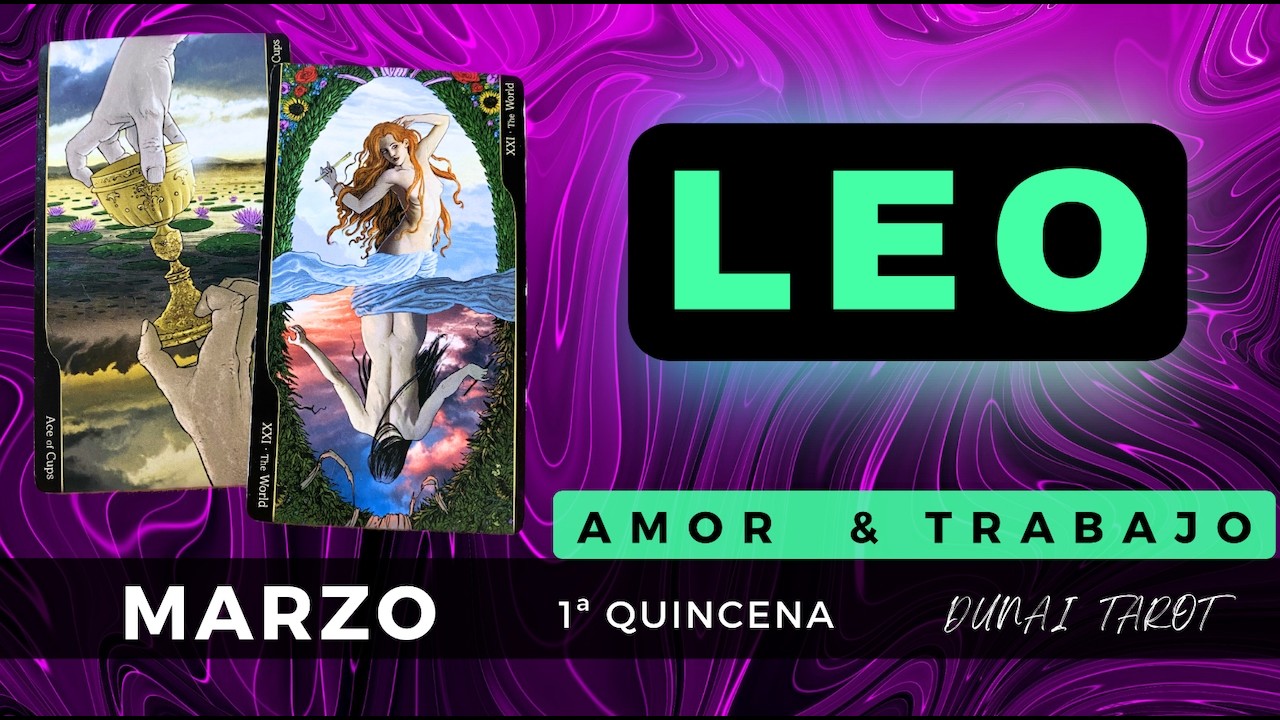 💜LEO♌️Se gana tu confianza porque LUCHARÁ por ti💍❤️De repente algo te hace dudar! HOROSCOPO LEO AMOR