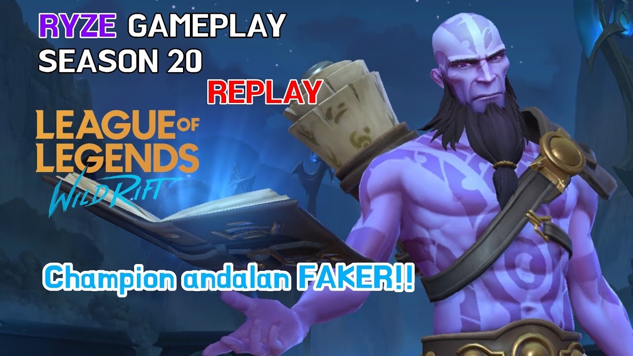 PANTES FAKER SUKA PAKE RYZE!! | WILD RIFT