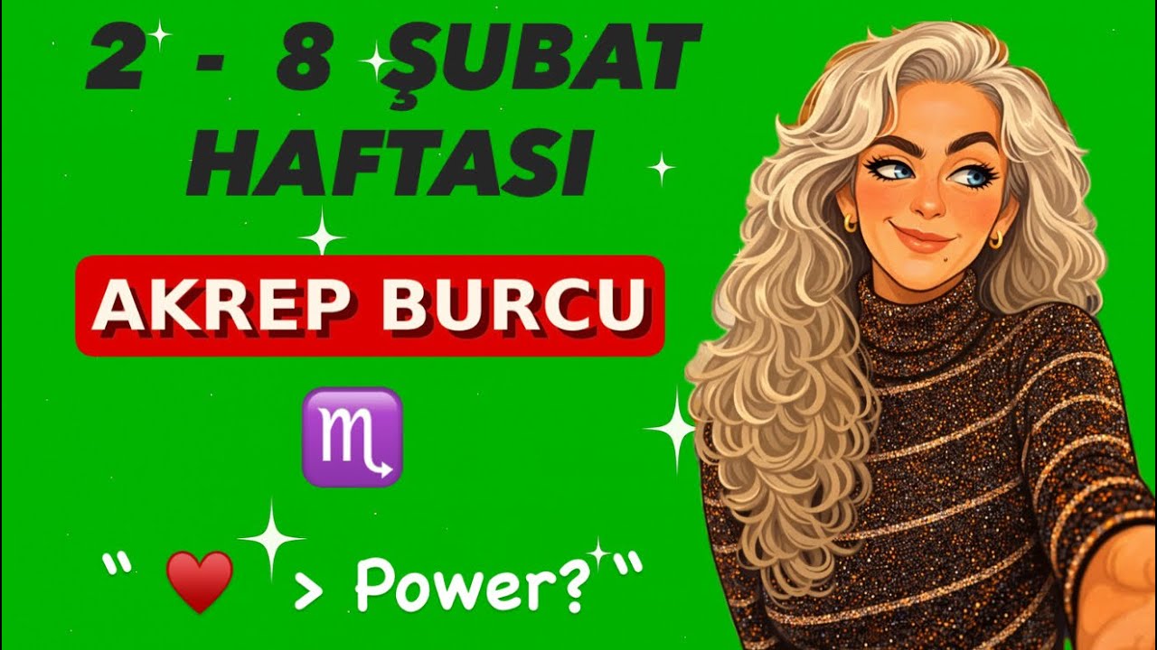 AKREP Burcu ♏ | 2 Şubat – 8 ŞubatHaftalık Burç Yorumu | Weekly Horoscope