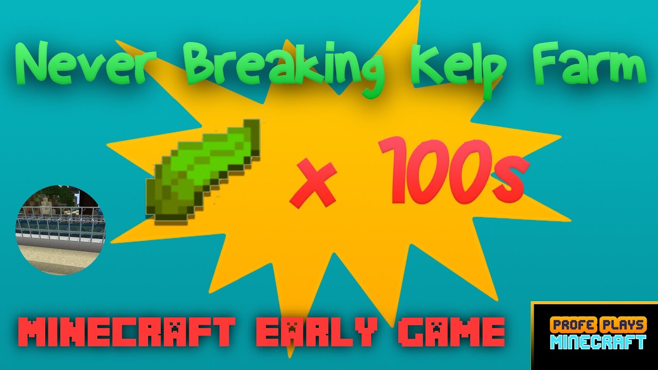 When zero tick fails: How to make a kelp farm in Minecraft Bedrock that's reliable and fast!