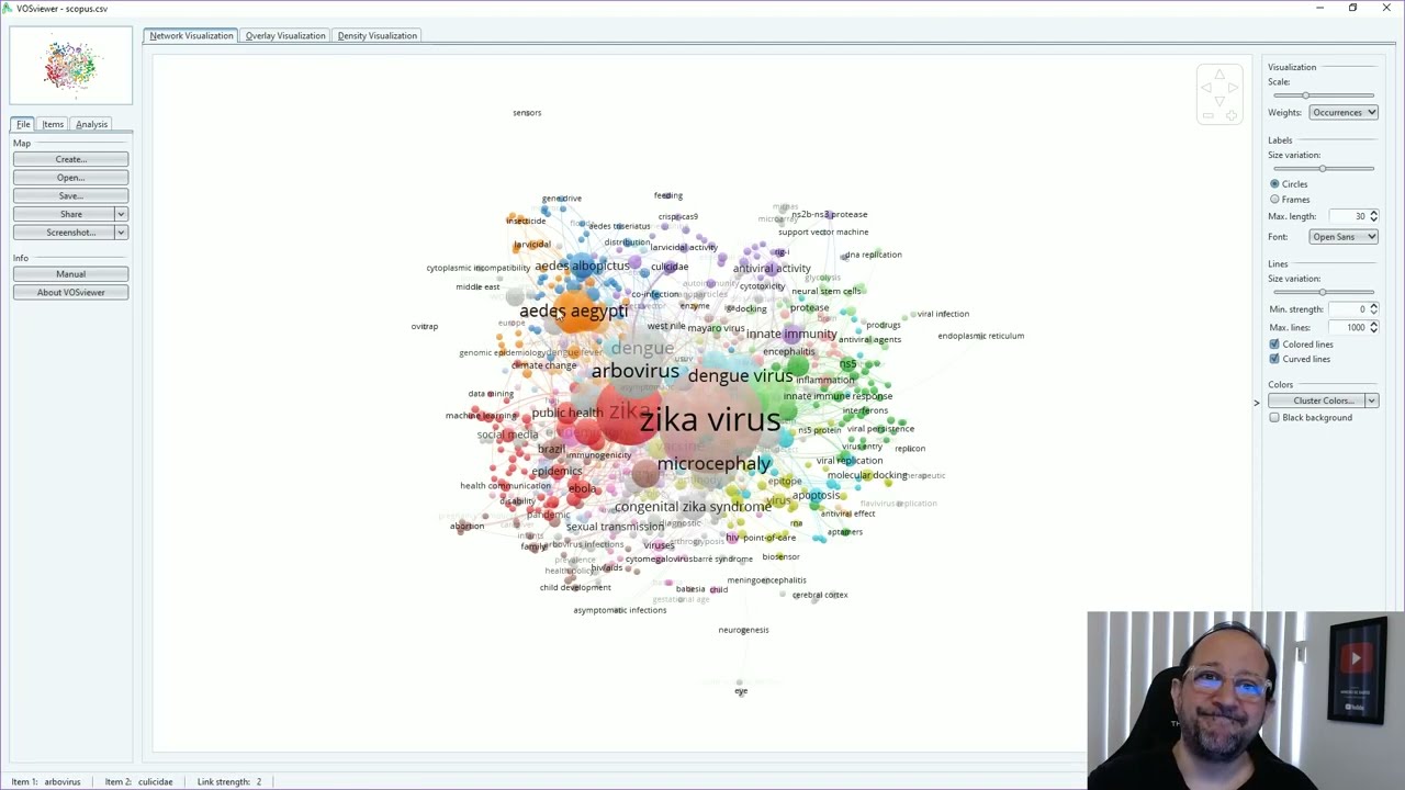 Creating a Thesaurus in VOSviewer - co-authorship and co-occurrence examples
