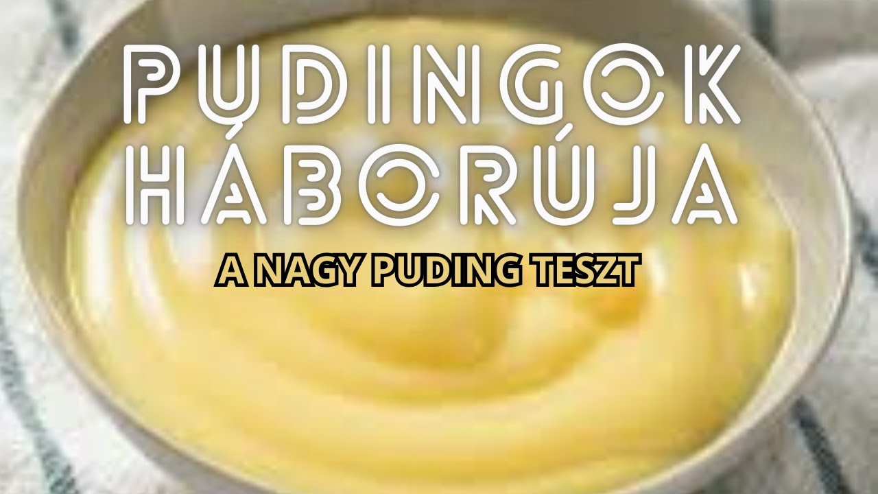 KOMOLYAN, EZ A LEGJOBB PUDING?! #puding #foodtest