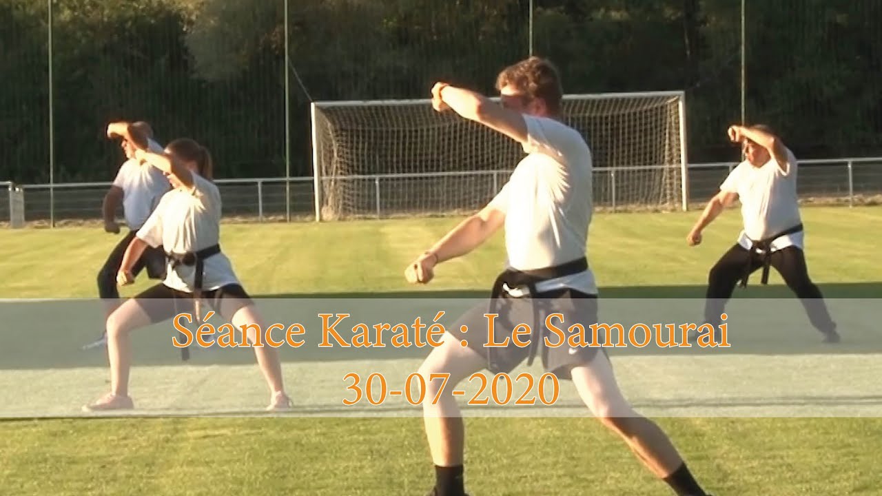 Séance karaté juillet 2020