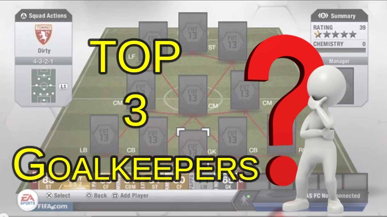 Fifa 13 | Top 3 Goalkeepers! - Fishy's favourites