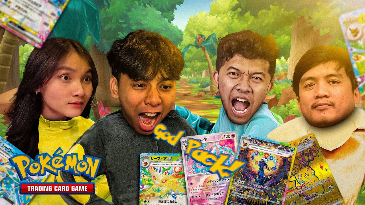 AKU DAPET GOD PACK EVEE TCG POKEMON!!! @DeaAuliaFirdaus