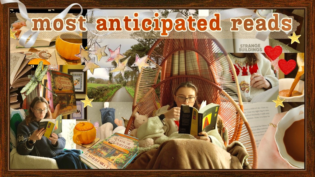 A Calm, Comforting Reading Vlog ft. anticipated releases & cosy reads 🧺💐🧸