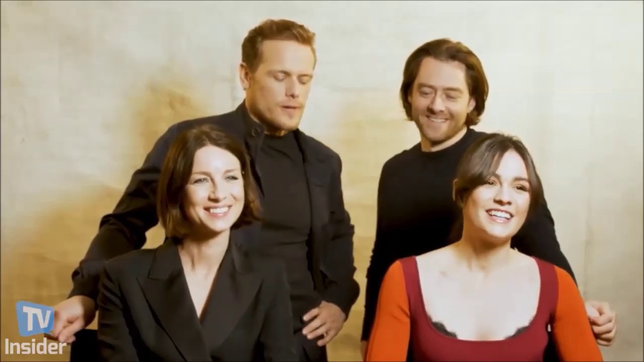 Outlander cast @ funny moments in 2020