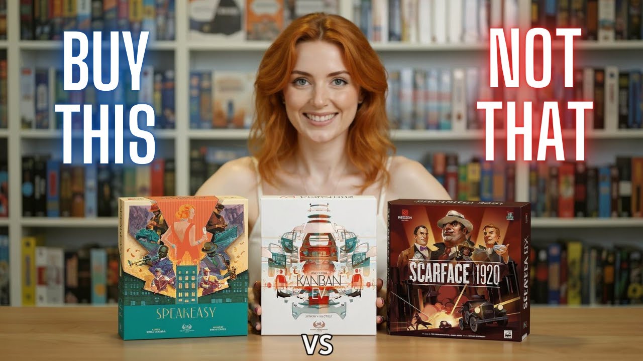 Speakeasy VS Scarface 1920 VS Kanban EV - BUY THIS, NOT THAT (board game review)